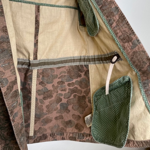 Hei Hei Anthropologie Floral Fatigue Camo Jacket - Picture 4 of 12